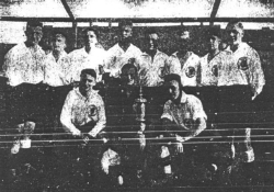 Der Greifswalder SC 1929 mit dem Preussenpokal